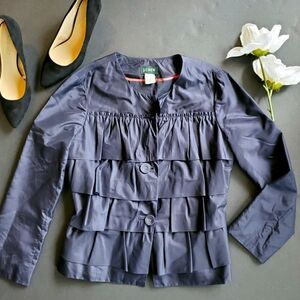 J.crew silk Purple Jacket